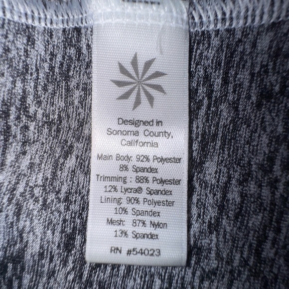 Athleta Running Wild Mesh Back White Heather Gray Tennis Dress Size XS. VGUC - Picture 4 of 12